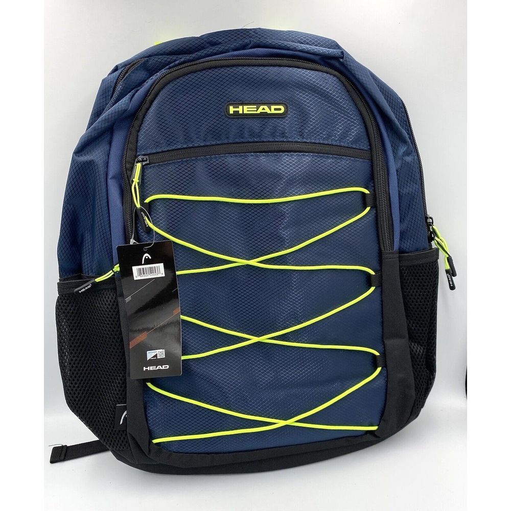 Head Multipocket Backpack School Bag NWT‎ blue